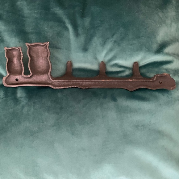 Iron Owl Coat Hook - Picture 2 of 2